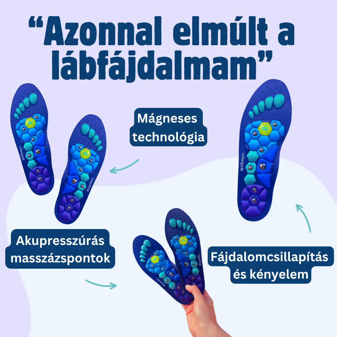 Medivital™ Mágneses Akupresszúrás Talpbetét