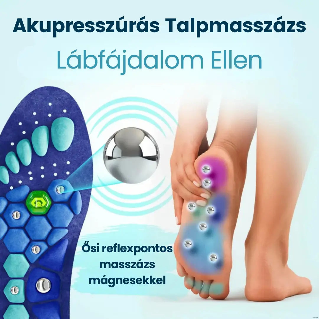 Medivital™ Mágneses Akupresszúrás Talpbetét