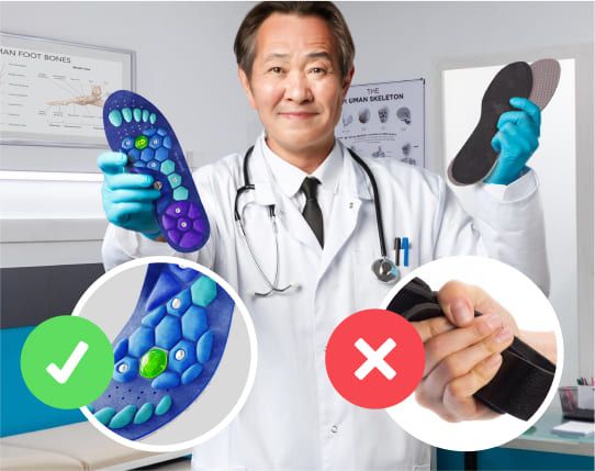 Medivital™ Mágneses Akupresszúrás Talpbetét