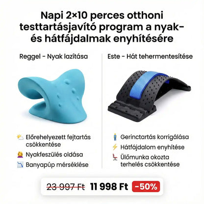 Medivital ErgoFlex™ Nyak- és Gerincnyújtó Tartásjavító Párna