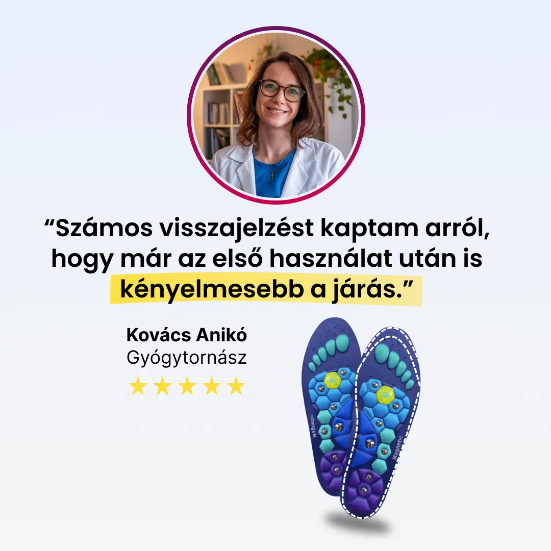 Medivital™ Mágneses Akupresszúrás Talpbetét