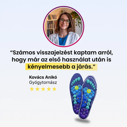 Medivital™ Mágneses Akupresszúrás Talpbetét