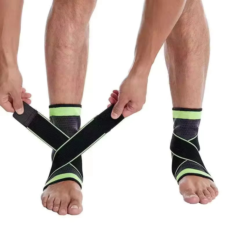 Állítható Kompressziós Bokarögzítő – Unisex Sport Bokavédő Fájdalomcsillapításra és Edzéshez