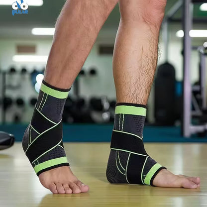 Állítható Kompressziós Bokarögzítő – Unisex Sport Bokavédő Fájdalomcsillapításra és Edzéshez