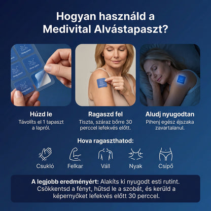 Medivital™ Természetes Alvástapasz