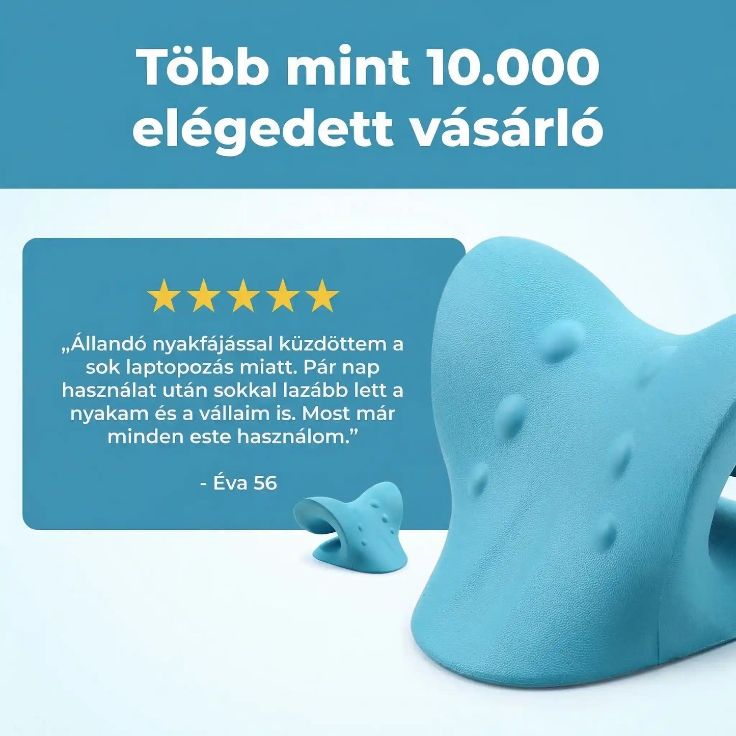 Medivital ErgoFlex™ Nyak- és Gerincnyújtó Tartásjavító Párna