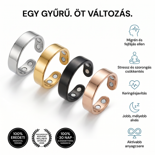 Medivital Auring™ Mágneses Akupresszúrás Gyűrű