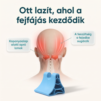Ott lazít, ahol a fejfájás kezdődik: a koponyaalap alatti izmok