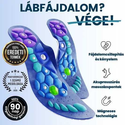 Medivital™ Mágneses Akupresszúrás Talpbetét