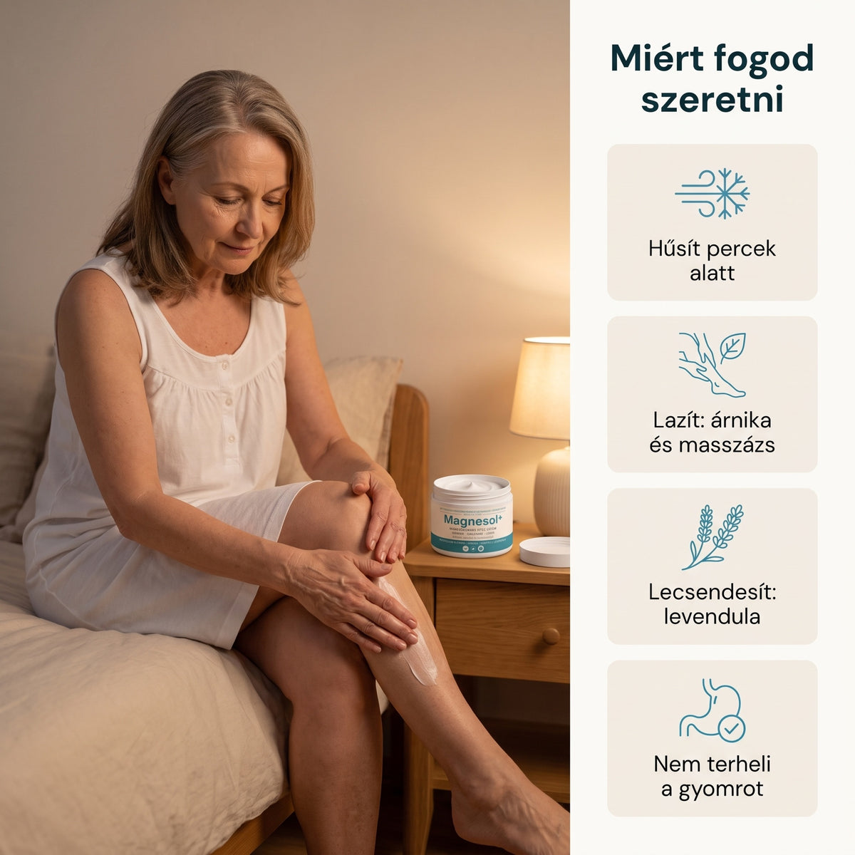 Miért fogod szeretni a Magnesol+ krémet: hűsít, lazít, lecsendesít, nem terheli a gyomrot